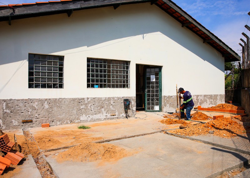 Rafael Piovezan vistoria obras da Nova UBS Vista Alegre