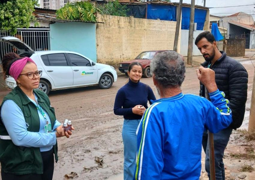 Sumaré alerta para risco de leptospirose após alagamentos
