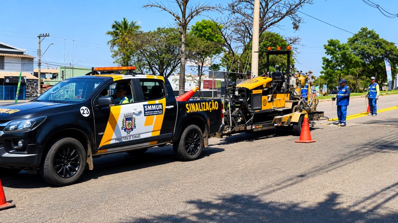 Sumaré reforça sinalização no Picerno após motoristas acessarem via na contramão