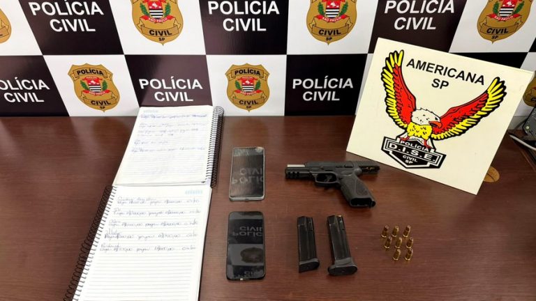 Operação Tubarão prende homem com pistola de numeração suprimida em Americana