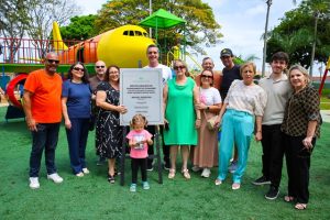 Prefeito Rafael Piovezan entrega revitalização do Parquinho do Panambi e abre programação do SBO Kids 2 Reinauração Parquinho Panambi.jpg