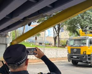caminhão viaduto americana